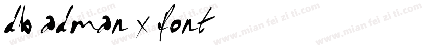db adman x font字体转换
